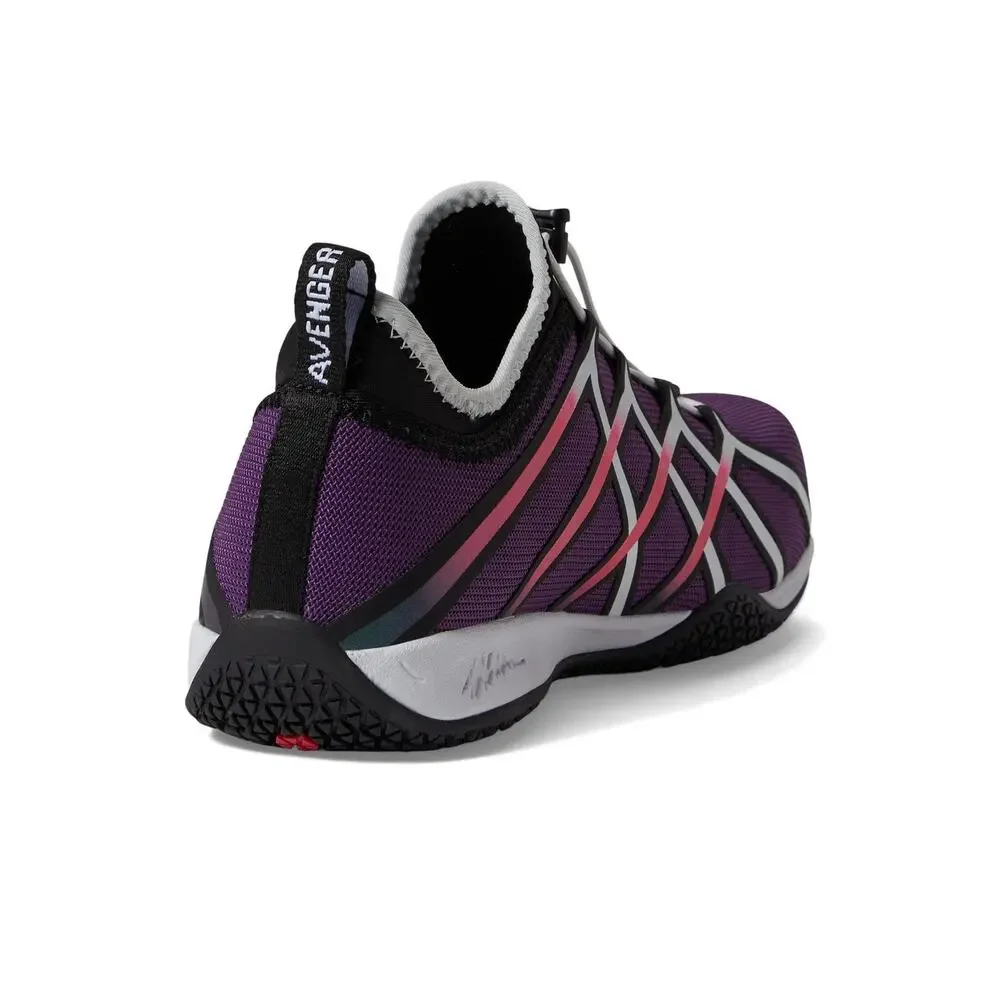 AVENGER WORK BOOTS HYDRO PURPLE/WHITE 8.5 D - WIDE